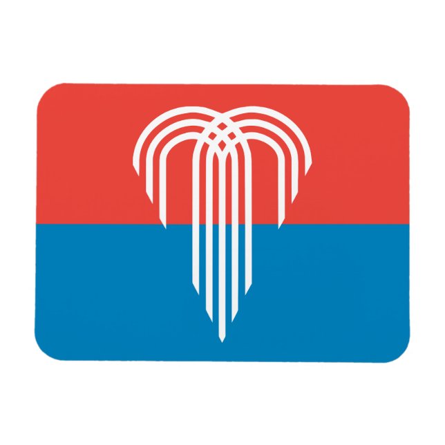 Íman Bandeira de Kansas City (Missouri) (Horizontal)