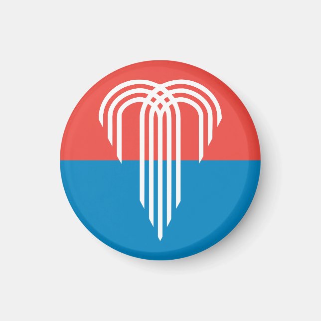 Íman Bandeira de Kansas City, Missouri (Frente)