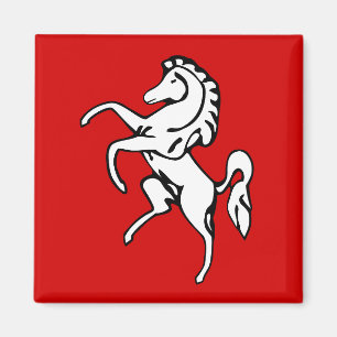 Íman Bandeira de Kent (White Horse) (Reino Unido)