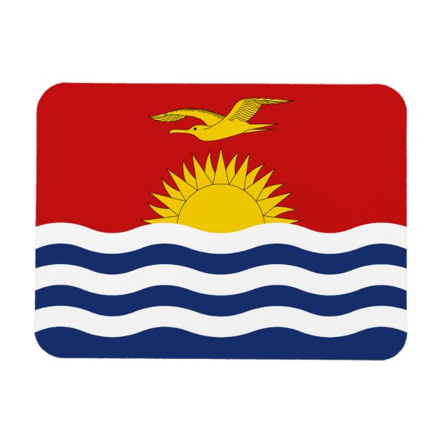 Íman Bandeira de Kiribati (Horizontal)