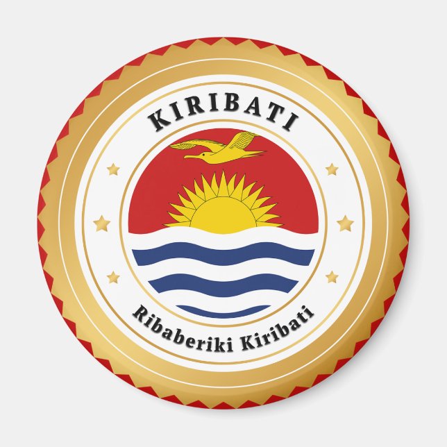 Íman Bandeira de Kiribati (Frente)