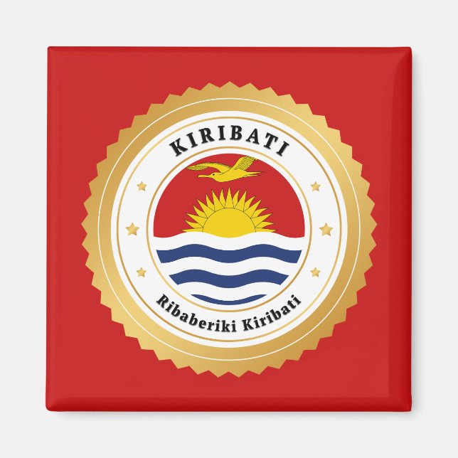 Íman Bandeira de Kiribati (Frente)