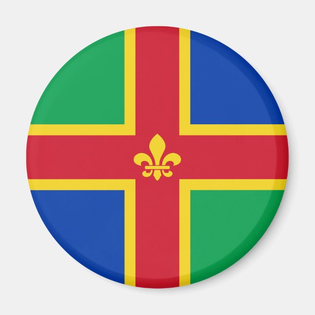 Íman Bandeira de Lincolnshire (Frente)