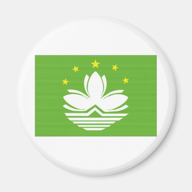 Íman Bandeira de Macau na China (Frente)