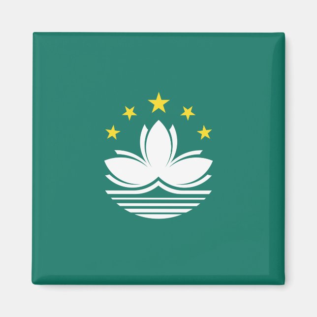 Íman Bandeira de Macau (região chinesa) (Frente)
