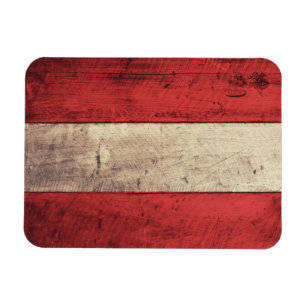 Íman Bandeira de madeira velha de Áustria