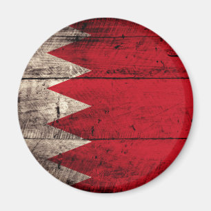 Íman Bandeira de madeira velha de Barém