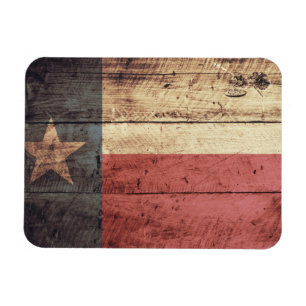 Íman Bandeira de madeira velha de Texas