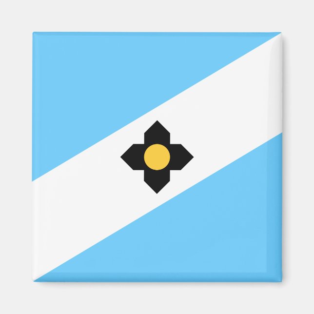 Íman Bandeira de Madison (Wisconsin) (Frente)