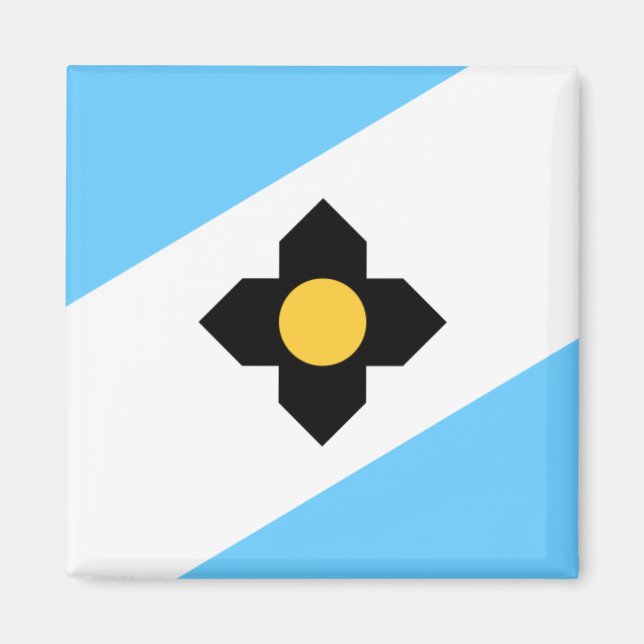 Íman Bandeira de Madison, Wisconsin (Frente)