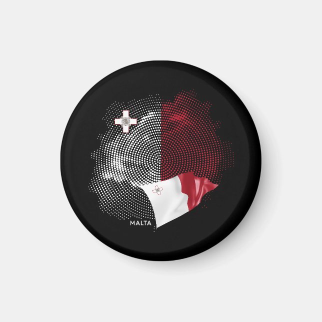 Íman bandeira de Malta (Frente)