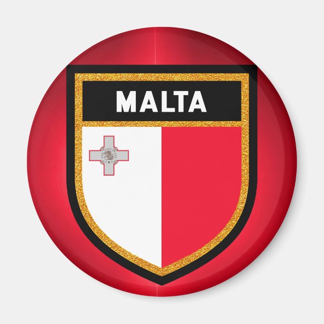 Íman Bandeira de Malta (Frente)