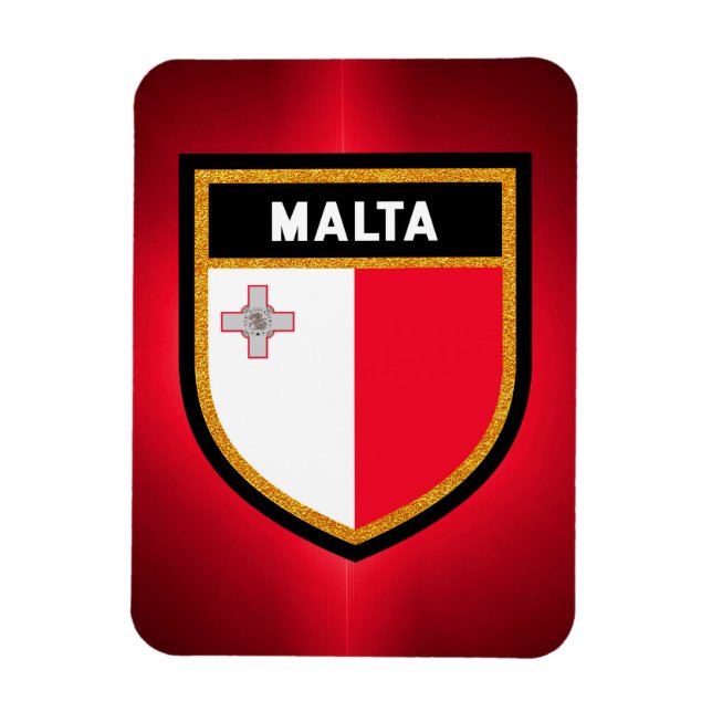 Íman Bandeira de Malta (Vertical)