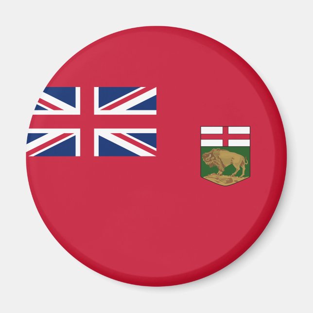 Íman Bandeira de Manitoba (Frente)