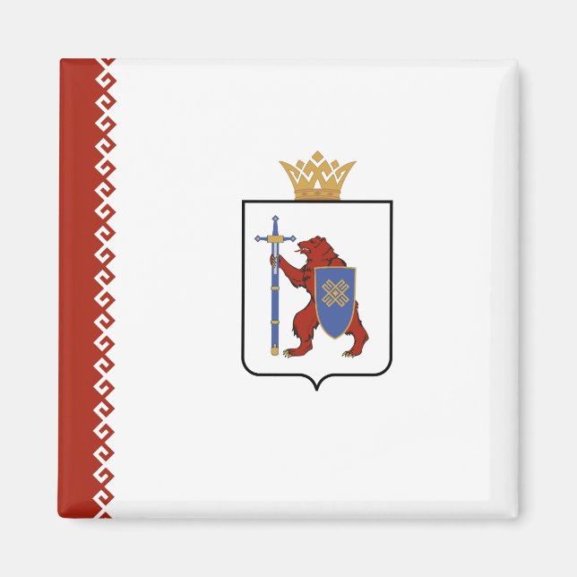 Íman Bandeira de Mari El (Frente)