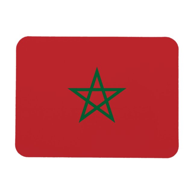 Íman Bandeira de Marrocos (Horizontal)