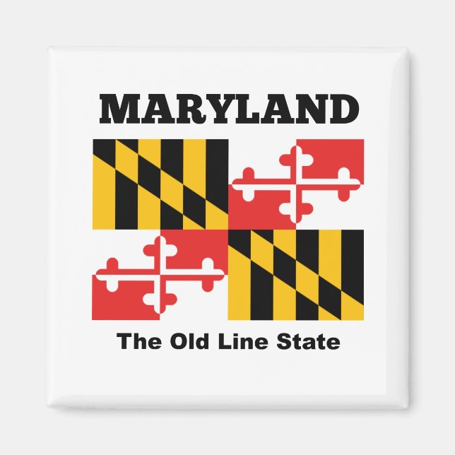 Íman bandeira de Maryland (Frente)
