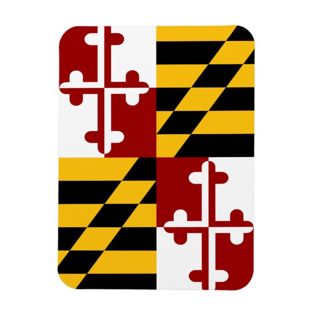 Íman bandeira de Maryland (Vertical)