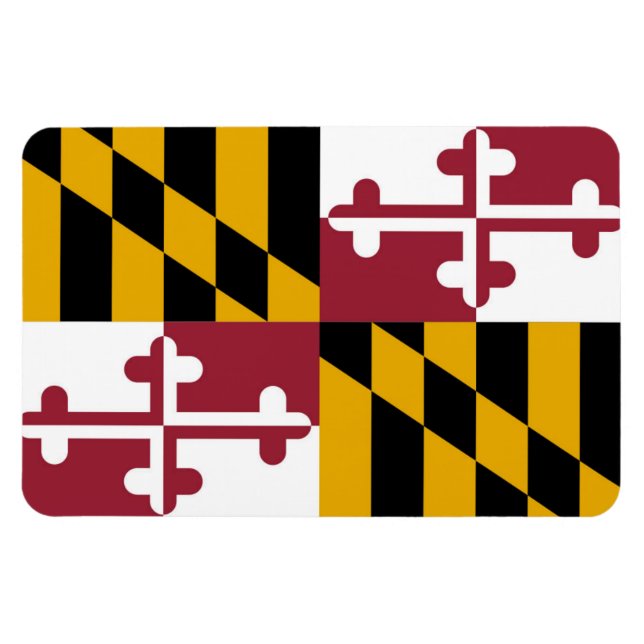 Íman bandeira de Maryland (Horizontal)