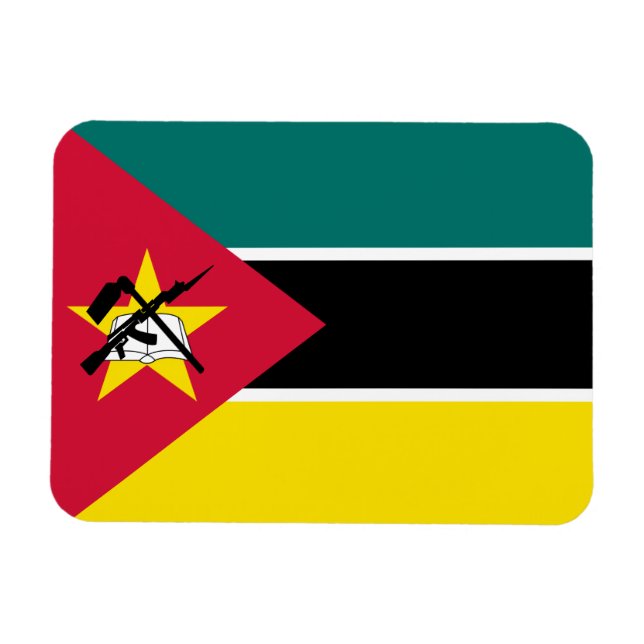 Íman Bandeira de Moçambique (Horizontal)