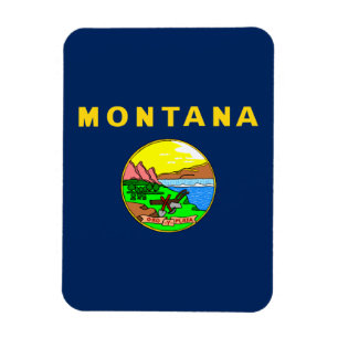 Íman bandeira de Montana