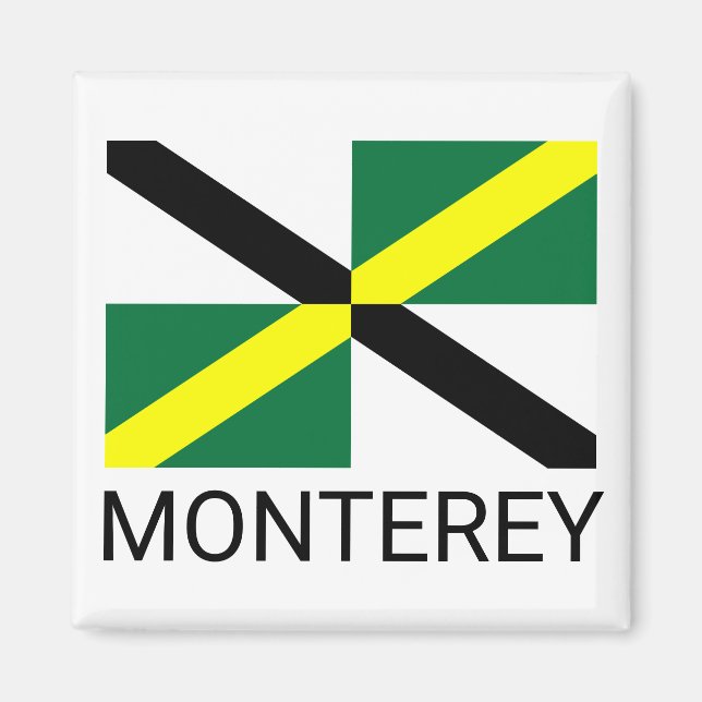 Íman Bandeira de Monterey, Califórnia (Frente)
