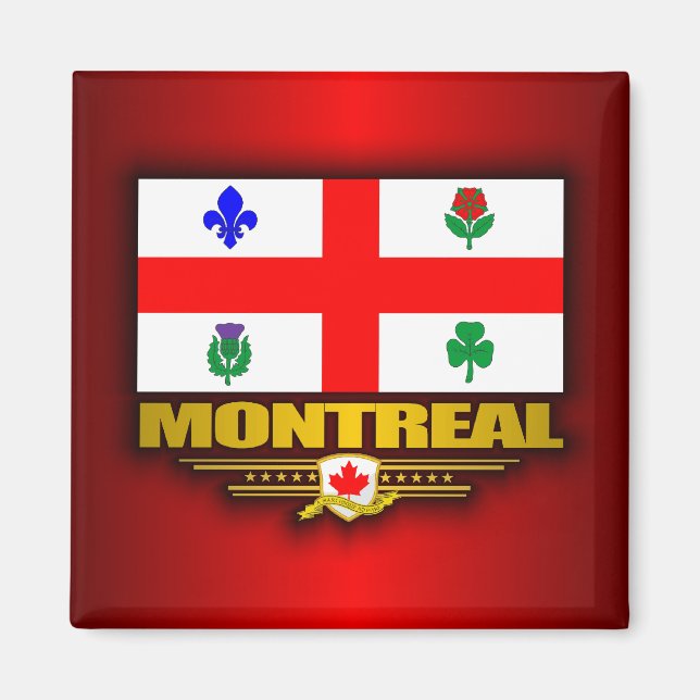 Íman Bandeira de Montreal (Frente)