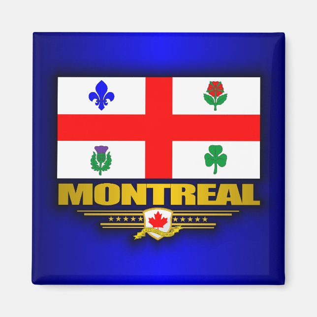 Íman Bandeira de Montreal (Frente)