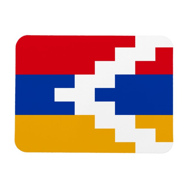 Íman Bandeira de Nagorno Karabakh (Horizontal)