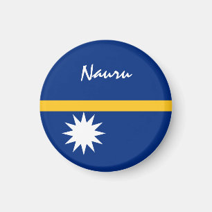 Íman Bandeira de Nauru e Oceânia - fãs de viagem/espo