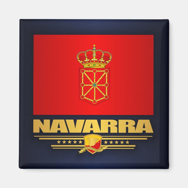 Íman Bandeira de Navarra (Navarra) (Frente)