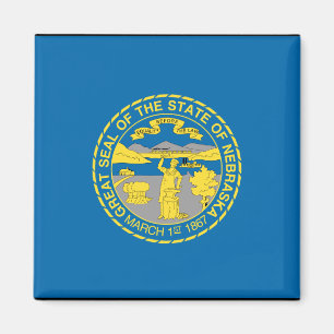 ÍMAN BANDEIRA DE NEBRASKA