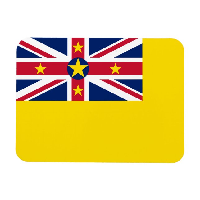 Íman Bandeira de Niue (Horizontal)
