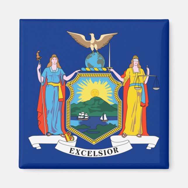 Íman Bandeira de Nova York, O Estado do Império, Colôni (Frente)