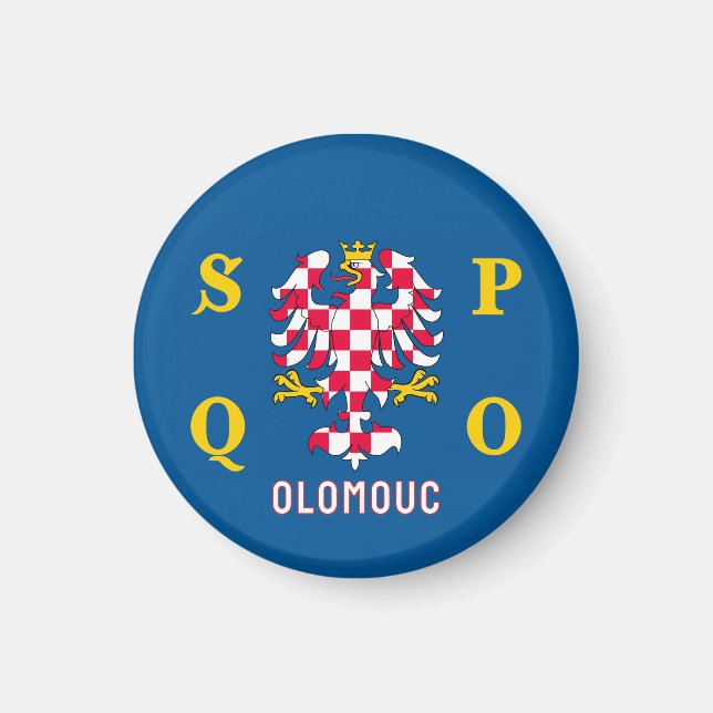 Íman Bandeira de Olomouc (Frente)