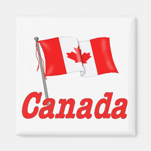 Íman Bandeira de ondulação de Canadá