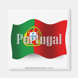 Íman Bandeira de ondulação de Portugal