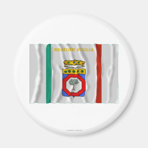 Íman Bandeira de ondulação de Puglia