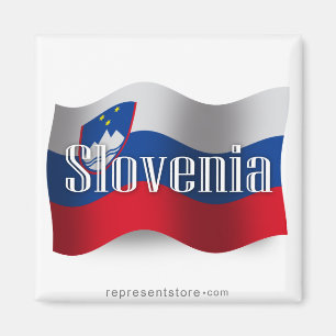 Íman Bandeira de ondulação de Slovenia