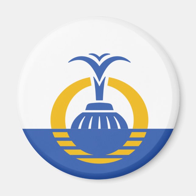 Íman Bandeira de Orlando, Flórida (Frente)