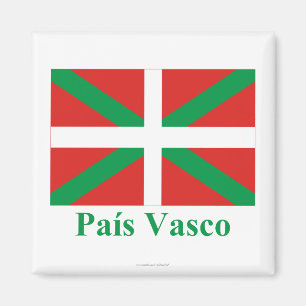 Íman Bandeira de País Vasco (Euskadi) com nome