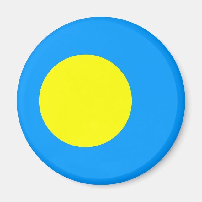 Íman Bandeira de Palau (Frente)