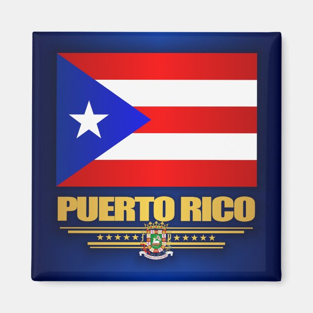 Íman Bandeira de Porto Rico (Frente)