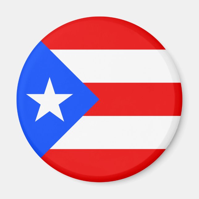 Íman Bandeira de Porto Rico (Frente)