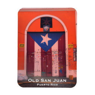 Íman Bandeira de Porto Rico - Antigo San Juan - Boricua