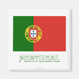 Íman Bandeira de Portugal com nome