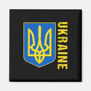 Íman Bandeira de Presente da Ucrânia Ukraini Kiev Ucran