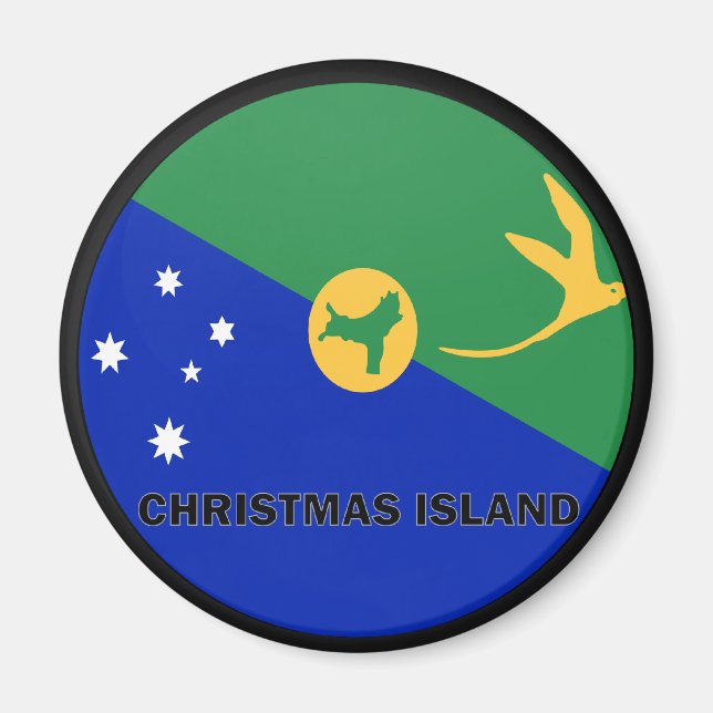 Íman Bandeira de qualidade da Rua das Ilhas de Natal (Frente)