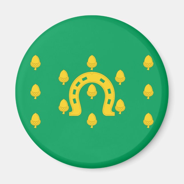 Íman Bandeira de Rutland Magnet (Frente)