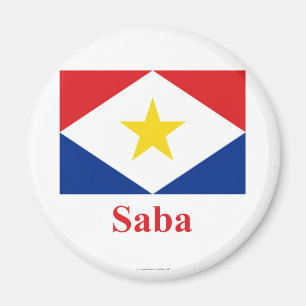 Íman Bandeira de Saba com nome